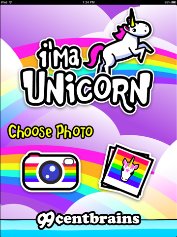 I'ma Unicorn - Amazing Glitter Rainbow Sticker Camera!のおすすめ画像1