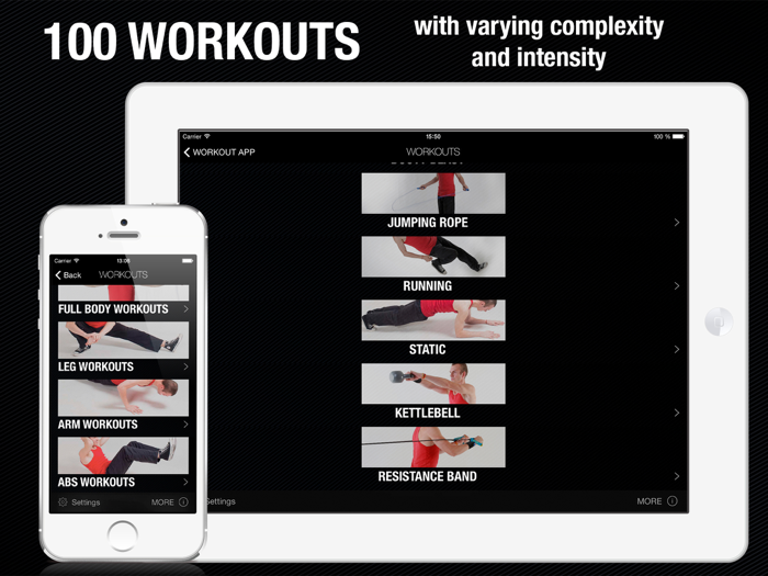 Workout app - instructor for interval wod and hiit training