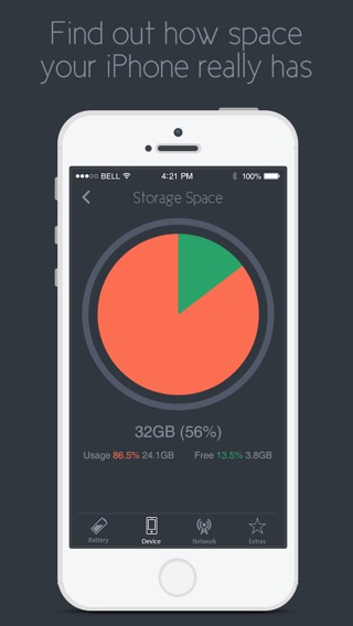 iStats - iPhone Batter Charger, Device & Network Infoのおすすめ画像3