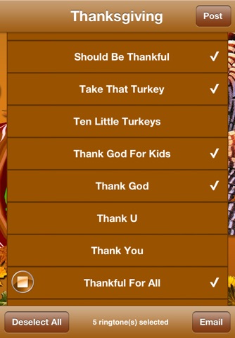 Thanksgiving Ringtones screenshot 3