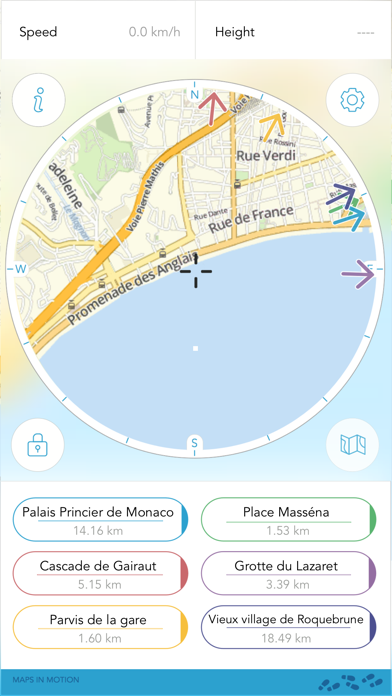 Nice and Monaco Compass : Offline Map Screenshot 1