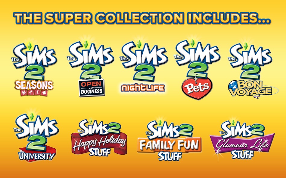 #1. The Sims™ 2: Super Collection (macOS) Göre: Aspyr Media, Inc.