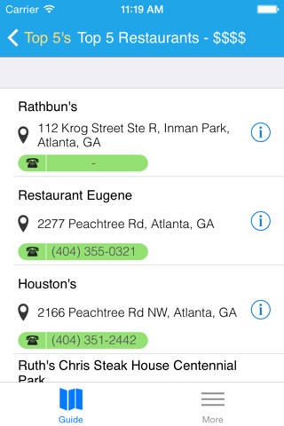 Top5 Atlanta - Free Travel Guide and Map screenshot 4