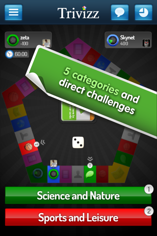 Trivizz - Trivial Quiz game for up to 6 players screenshot 2