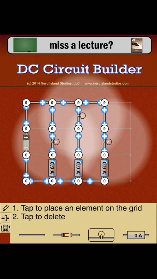 #1. DC Circuit Builder (iOS) 来自: Nerd Island Studios, LLC