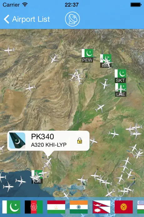 Pakistan Airport - iPlane Flight Information