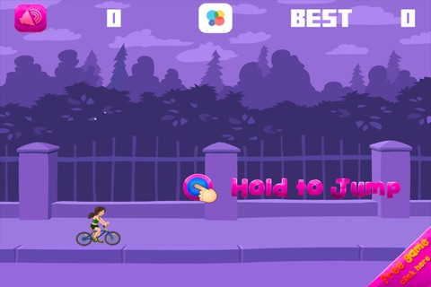 Extreme Girl Biker Racing - Awesome Endless Park Ride PRO screenshot 4