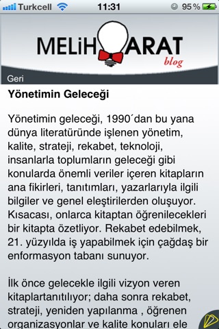 Melih Arat Blog screenshot 4