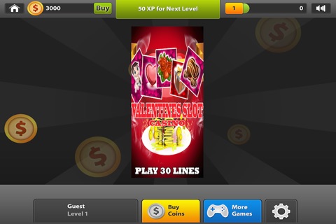 Valentines Slots Casino screenshot 2