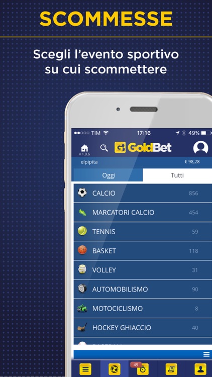 GoldBet Scommesse Sportive