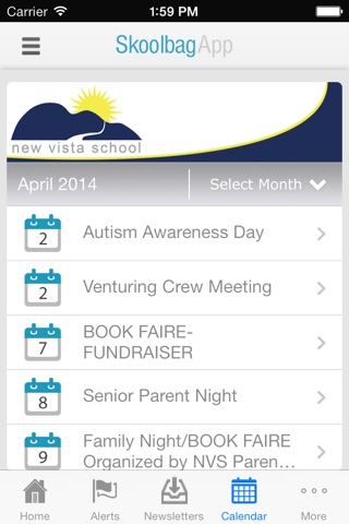 New Vista School - Skoolbag App screenshot 4