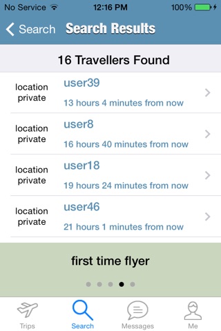 PeerFlight - Find Travel Companions on Domestic or International Flights screenshot 2