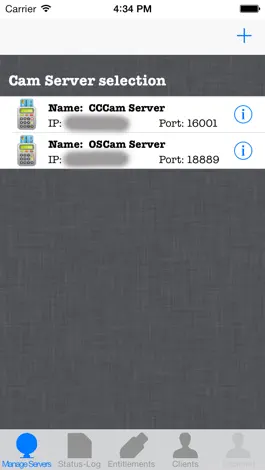 Game screenshot CCCam Manager apk