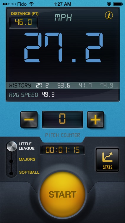 Baseball Speed Radar Gun Pro By CS Sports screenshot-3