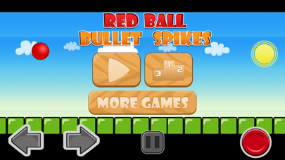 Screenshot #1 pour A Red Ball Bullet Escape! - Avoid Bouncing Spikes
