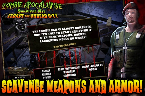 Zombie Apocalypse Survival Kit: Escape the Undead City screenshot 3