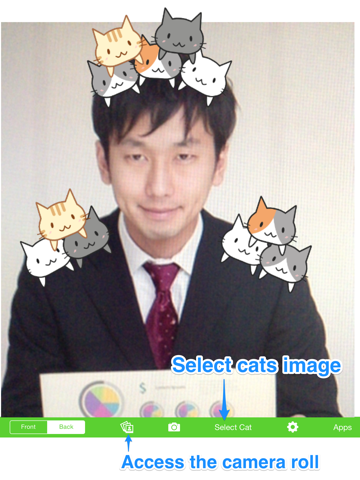 Screenshot #5 pour CatCamera -Take photos with cats!-