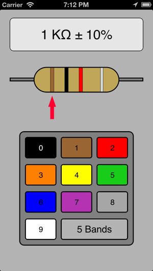 ‎Resistor CAL Ω Screenshot