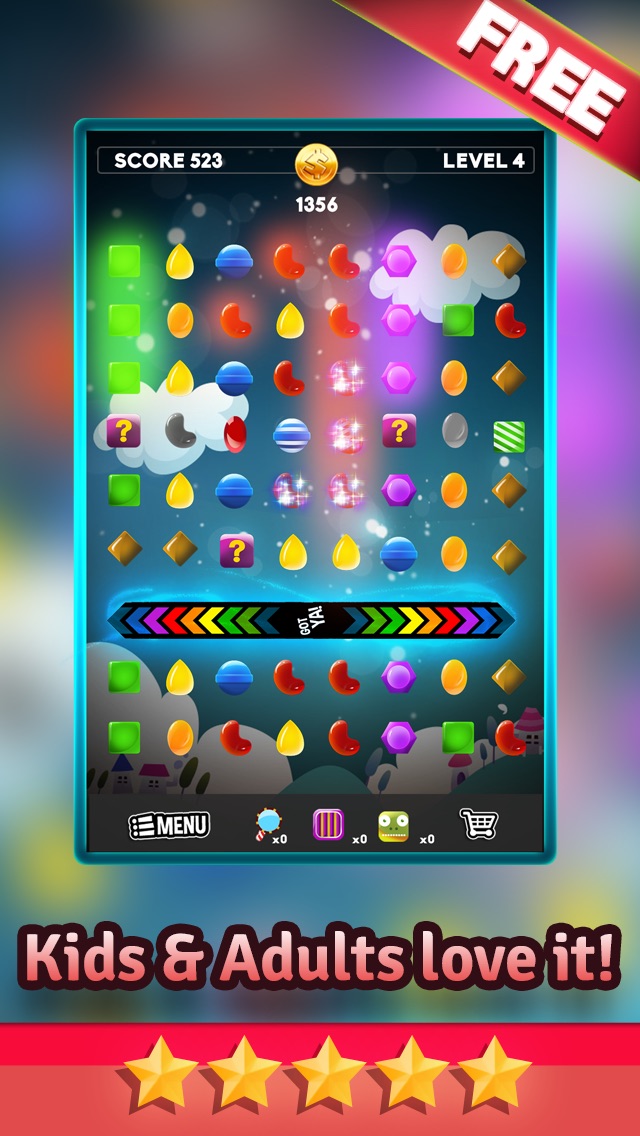 CANDY MANIA PUZZLE GAMES - FUN CANDIES MATCH3 FOR KIDS HD FREE 1.2 IOS