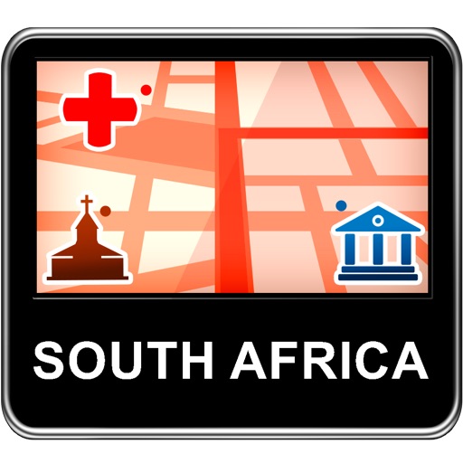 South Africa Vector Map - Travel Monster icon