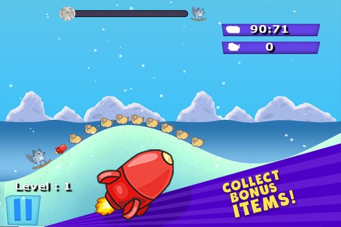 Tiny Arctic Fox - Endless Flying Game screenshot 4