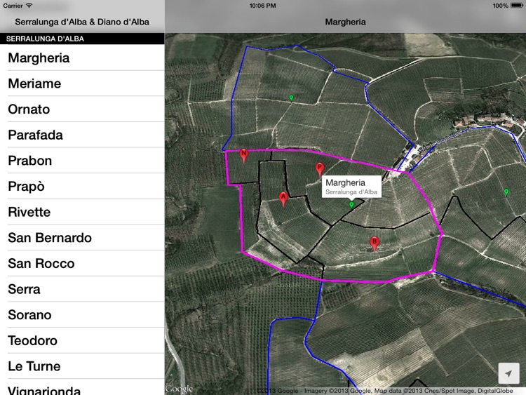 Serralunga & Diano d'Alba Wine Map