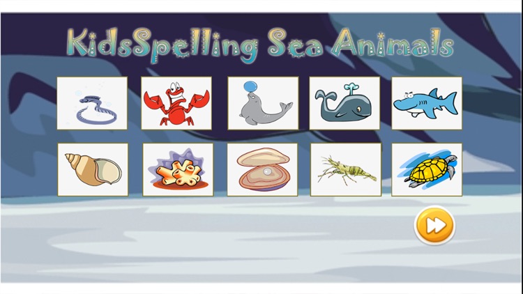 Kids Spelling Sea Animals