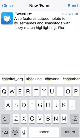TweetList 4 for Twitter screenshot1