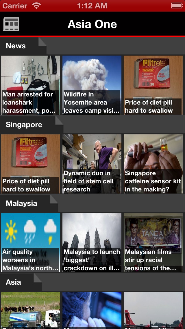 Singapore Newspapers screenshot1