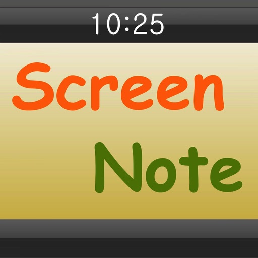 Screen Note Maker iOS App