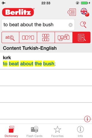 Turkish <-> English Berlitz Basic Dictionary screenshot 3