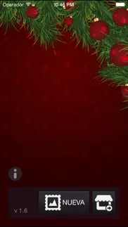 navidad marco de fotos iphone capturas de pantalla 1