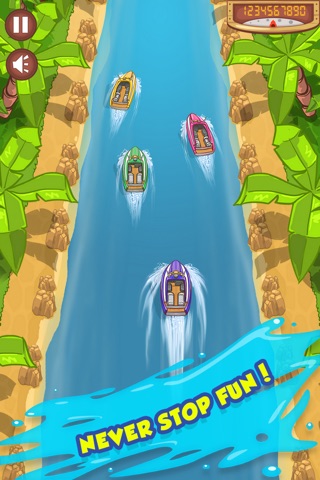 Power-boat Tropics Racer - A crazy fast boating race game! screenshot 2