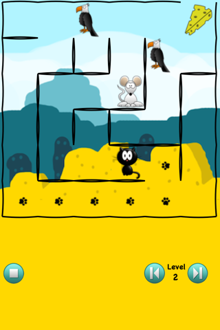 Cheese Chase (cat vs mouse) screenshot 2