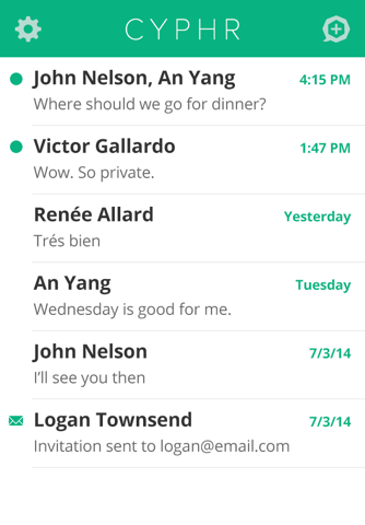 Cyphr - Encrypted Messaging screenshot 2