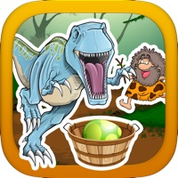 A Prehistoric Stone Age War with Dino Beasts- Catch the Rolling Egg and Hunt the Dinosaurs