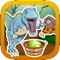 A Prehistoric Stone Age War with Dino Beasts- Catch the Rolling Egg and Hunt the Dinosaurs