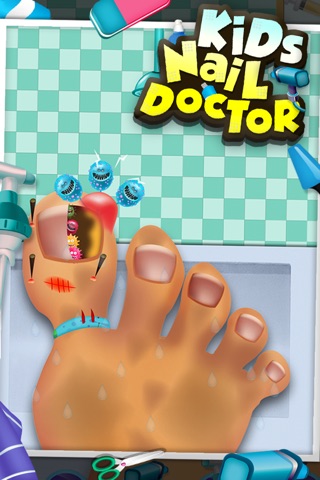 Kids Nail Doctor - Toe Nail Surgery, Kids free games for fun screenshot 4