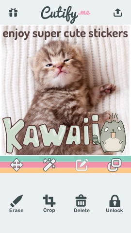 Cutify Me - Kawaii Photo Decoration with Dress Up Stickers Cute Face Masks Lovely Bokeh Light Effects and Vintage Filtersのおすすめ画像2