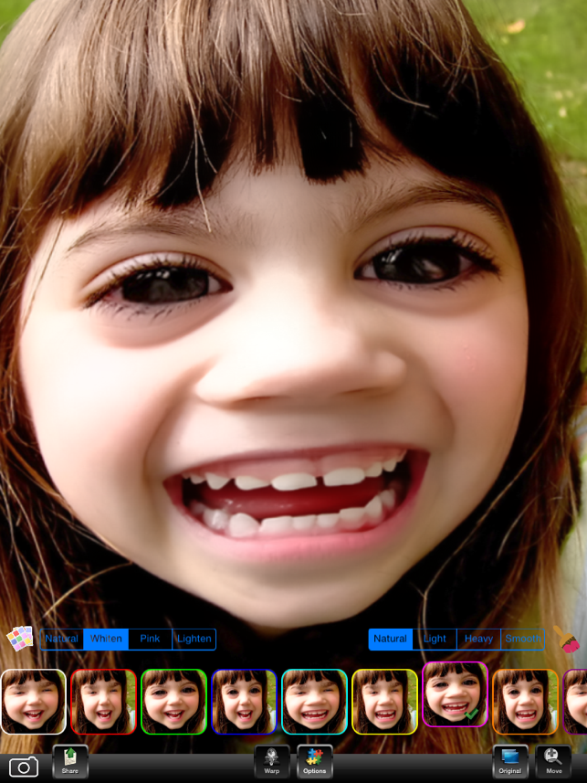 ‎Funny Face Warp Screenshot