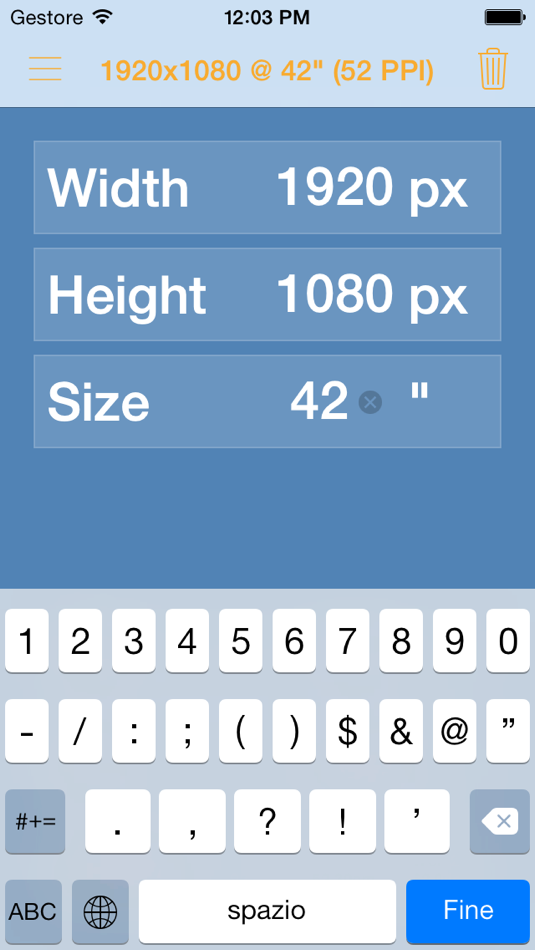 #4. PPI Calc - PPI Calculator (iOS) 来自: Fausto Ristagno