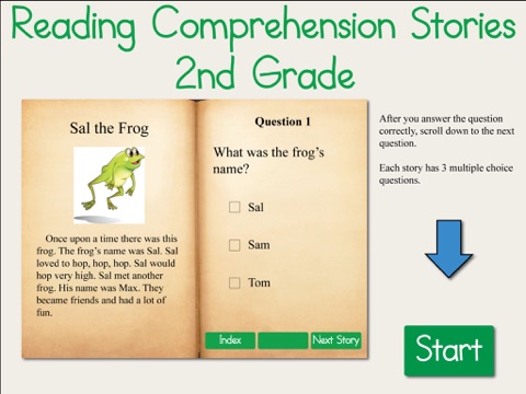 Reading Comprehension Stories 2nd Grade screenshot 2