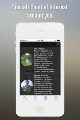 Offline Map Warsaw - Guide, Attractions and Transports screenshot 3