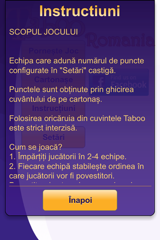 Tabu Romania screenshot 2