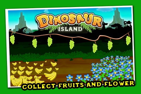 Dinosaur Island - The cute beasts against hunting cavemen - Free Edition screenshot 4