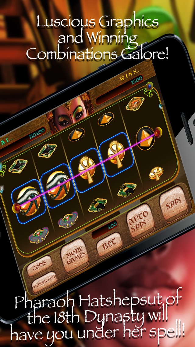 ANCIENT PHARAOH OF EGYPT SLOTS - VEGAS STYLE SLOT MACHINE WITH PHARAOH HATSHEPSUT 1.0 IOS CASINO ANCIENT PHARAOH OF EGYPT SLOTS - VEGAS STYLE SLOT MACHINE WITH PHARAOH HATSHEPSUT 1.0 IOS