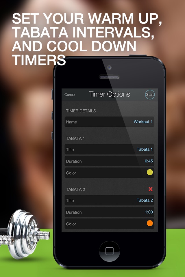 Tabata Timer: Tabata for Cycling, Running, Swimming, and Bootcamp Workouts screenshot 3