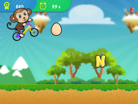Screenshot #6 pour ABC Jungle Adventure vélos enfant d'âge préscolaire eLEARNING application