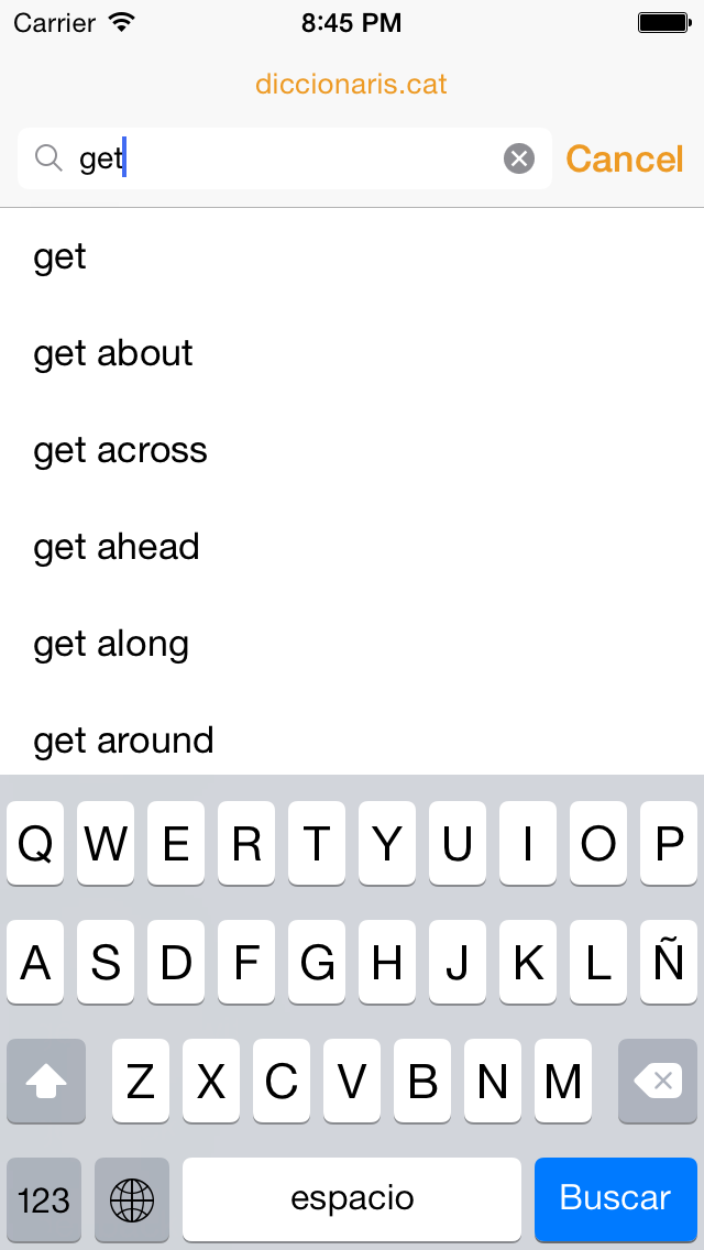 Screenshot #2 pour Diccionaris.cat