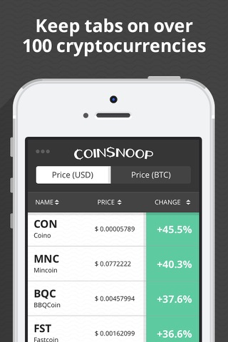 CoinSnoop screenshot 2